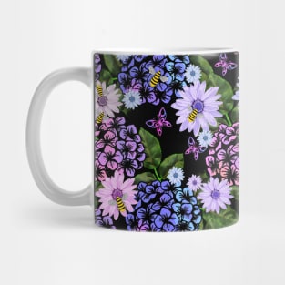 Hydrangea Flower Garden Mug
